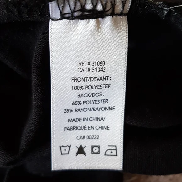 Jess Sheer Front Panel Patterned Top - Picture 5 of 7